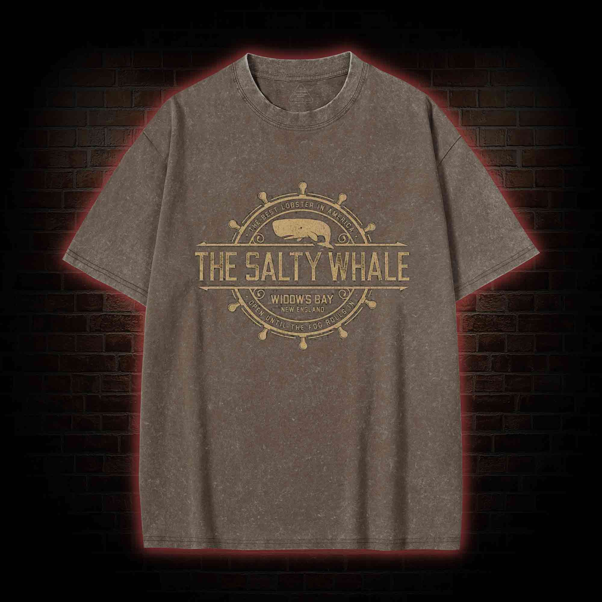 The Salty Whale Washed T-shirt