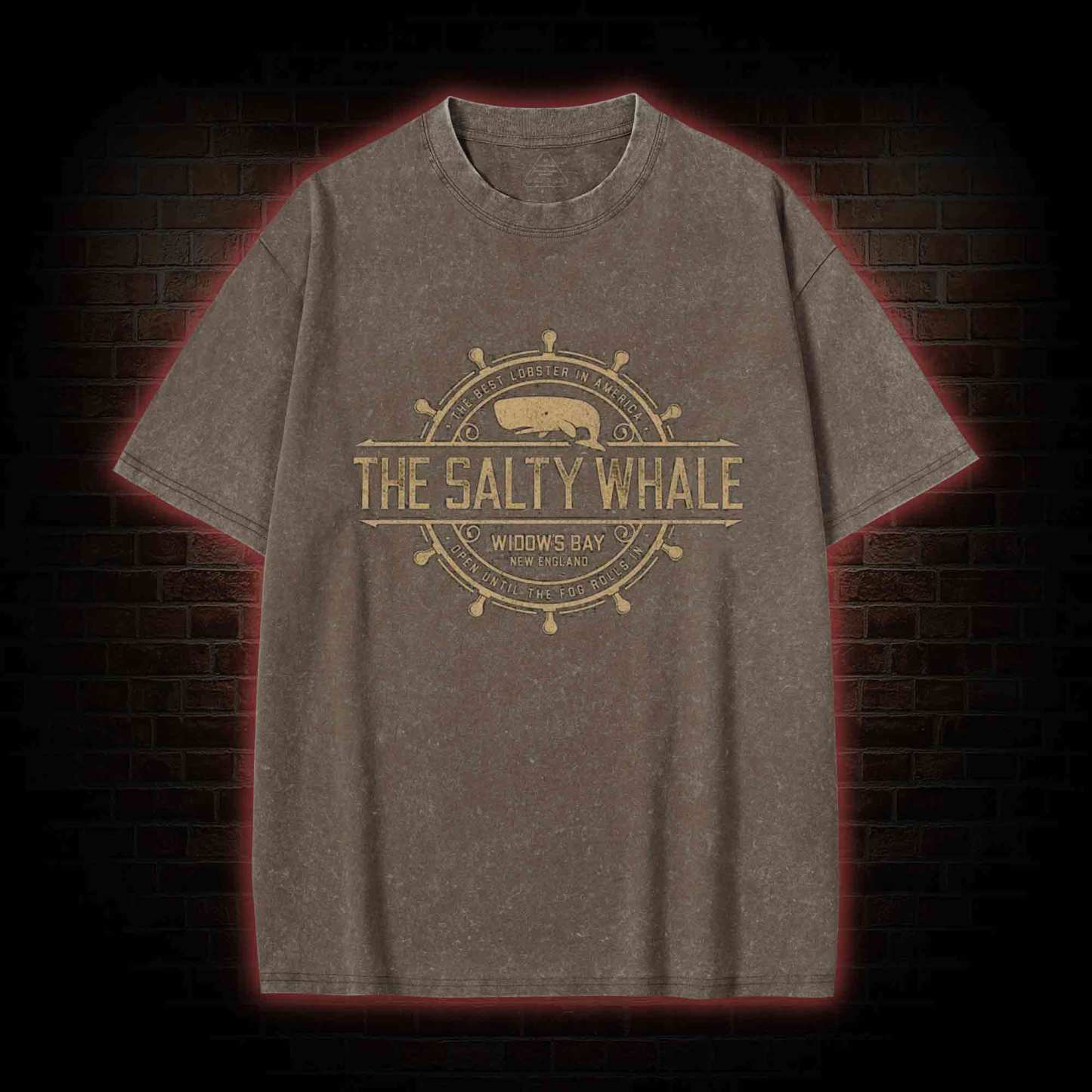 The Salty Whale Washed T-shirt