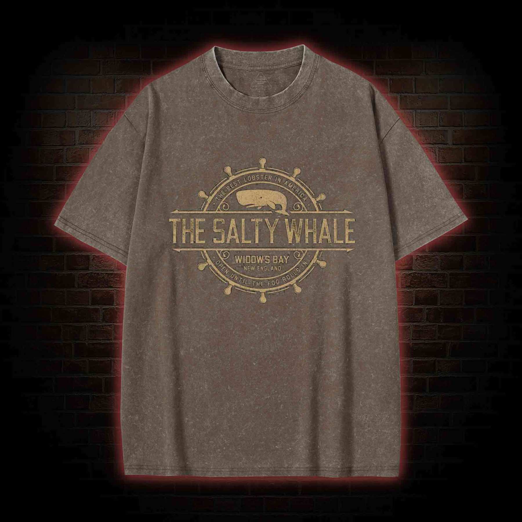 The Salty Whale Washed T-shirt