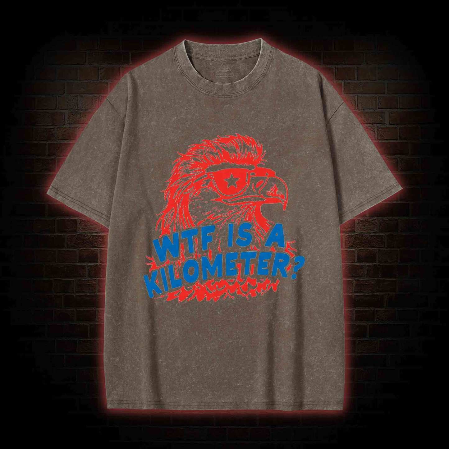 WTF is A Kilometer Washed T-shirt