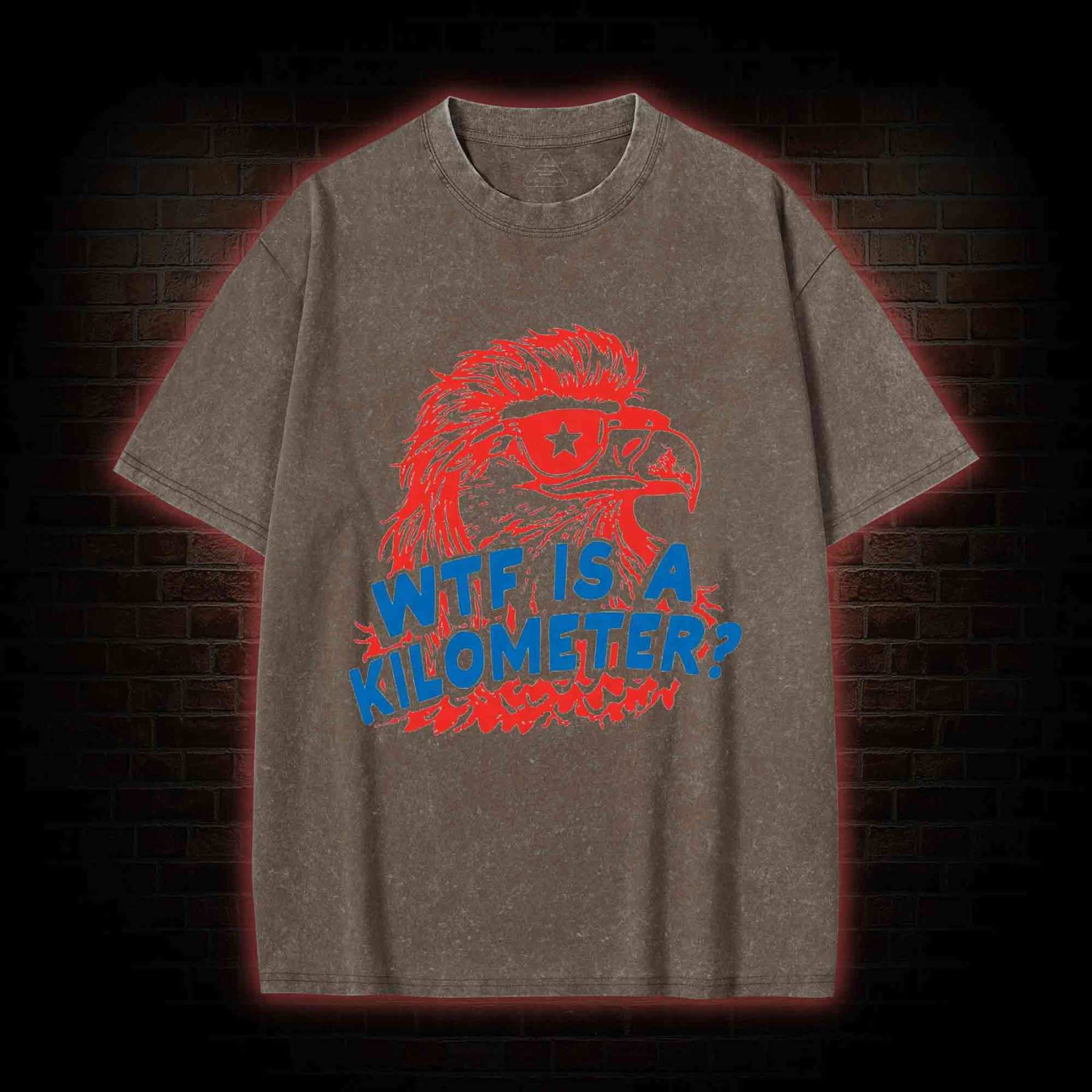 WTF is A Kilometer Washed T-shirt