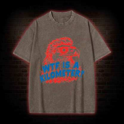 WTF is A Kilometer Washed T-shirt