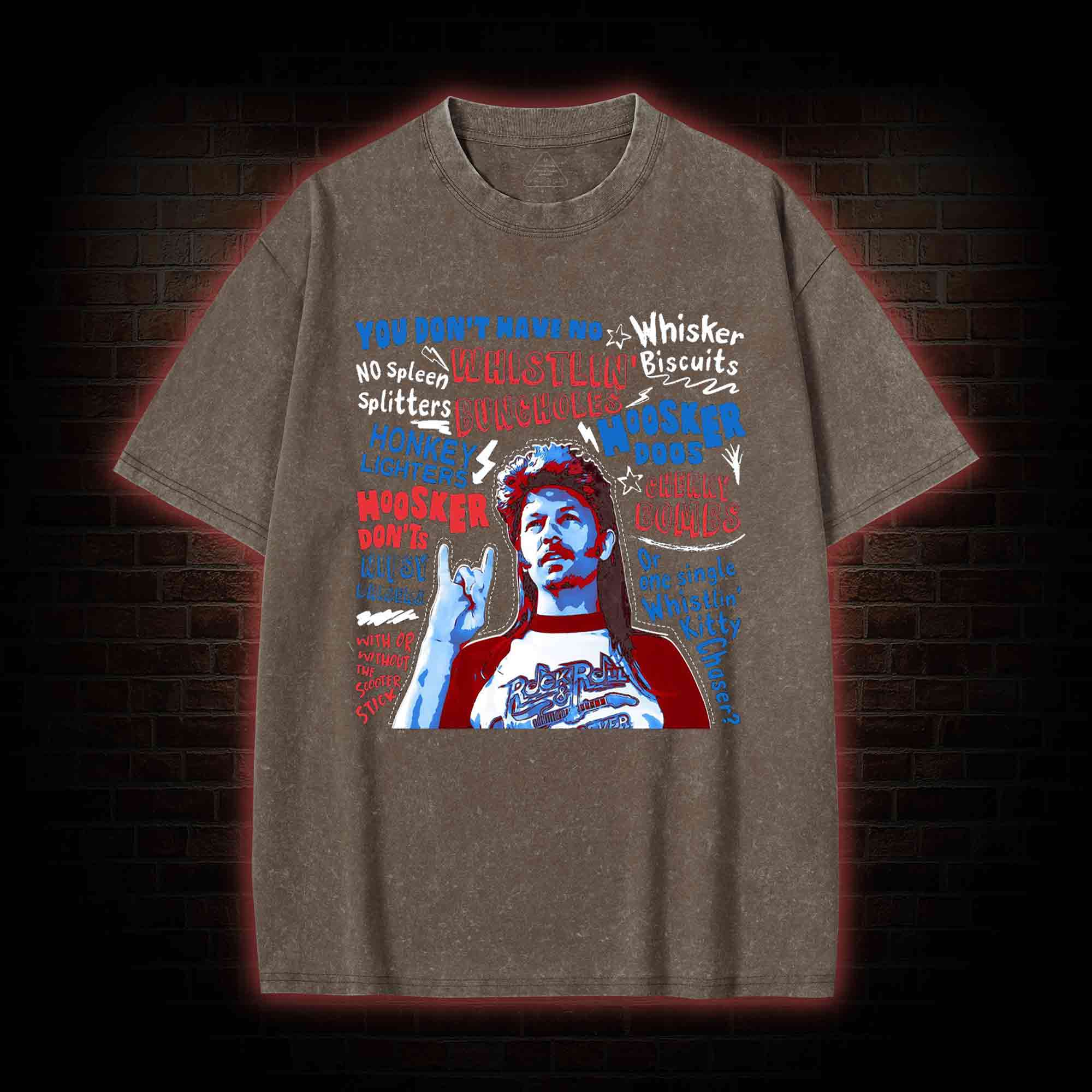Whistling Bungholes Washed T-shirt