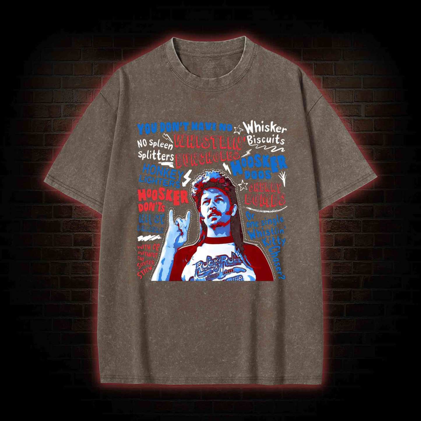 Whistling Bungholes Washed T-shirt