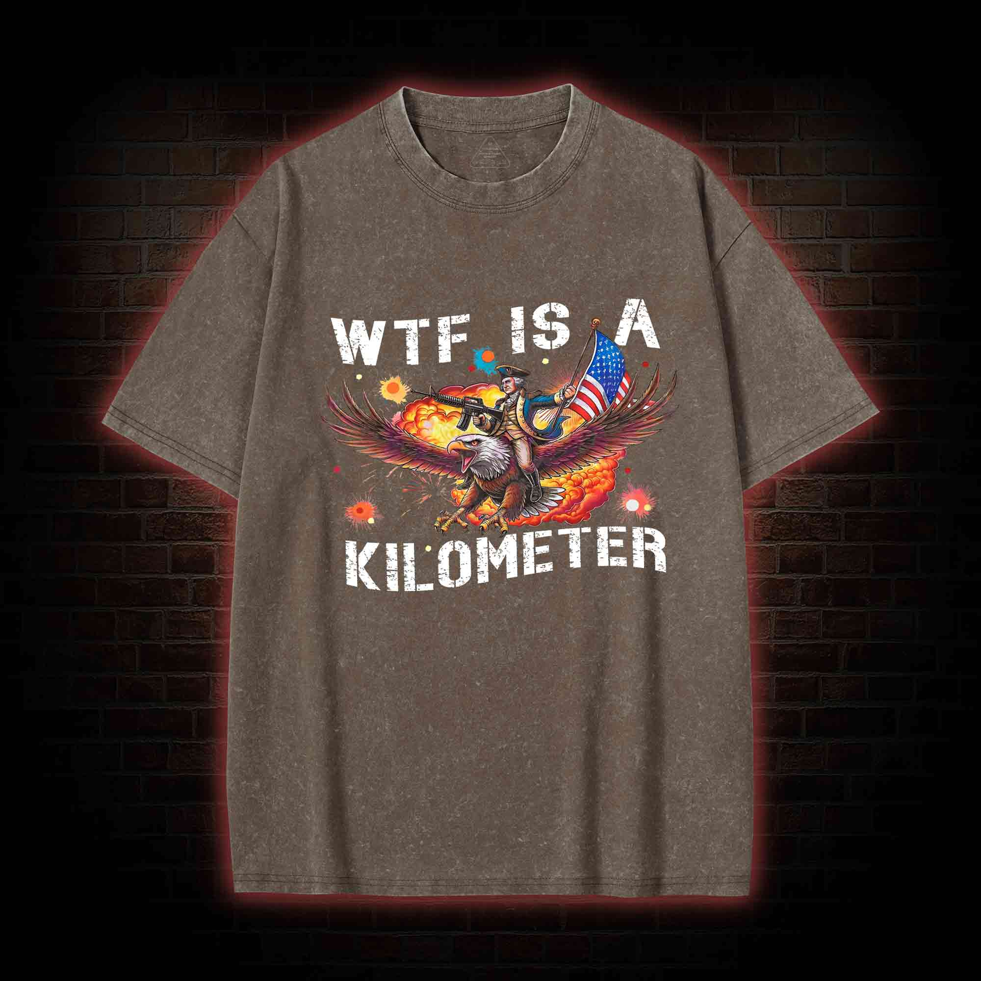 WTF is A Kilometer Washed T-shirt