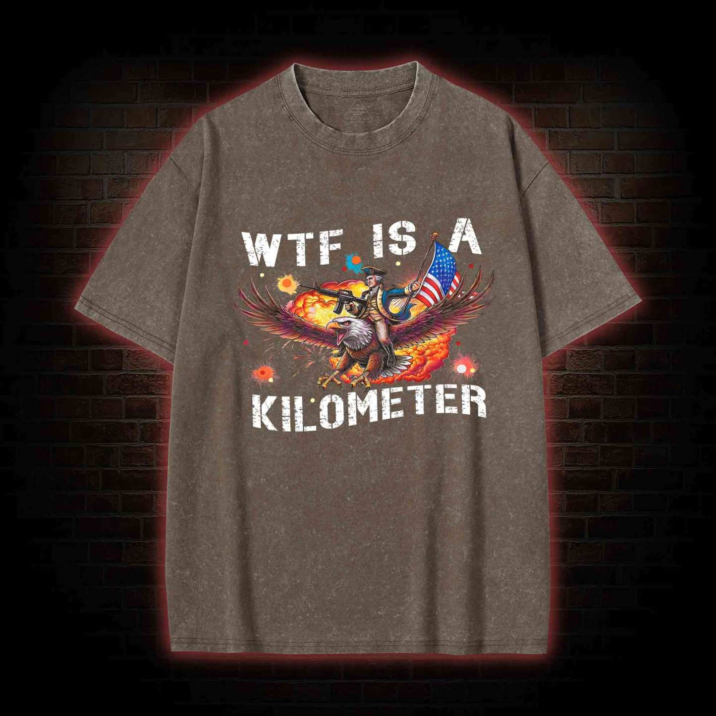 WTF is A Kilometer Washed T-shirt