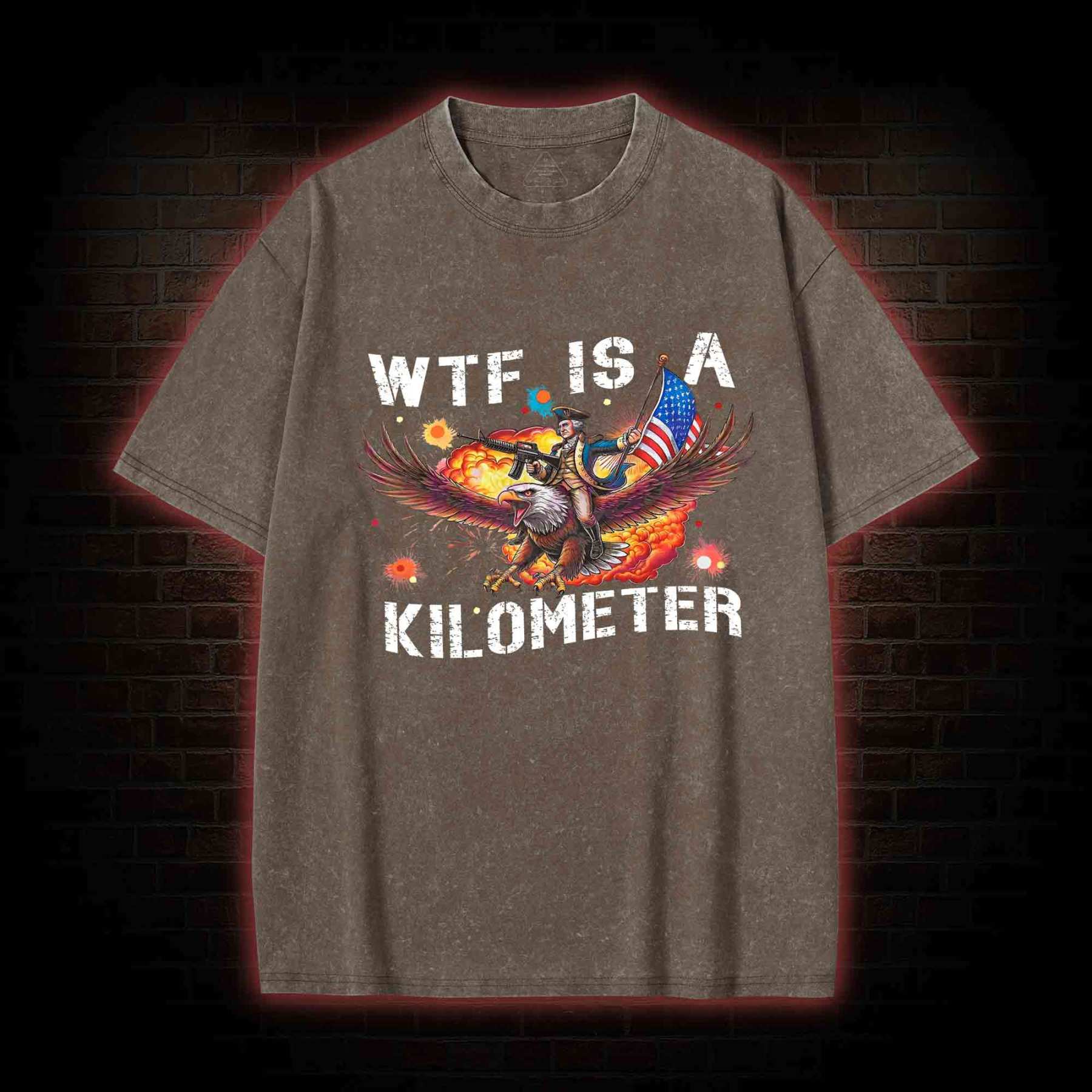 WTF is A Kilometer Washed T-shirt