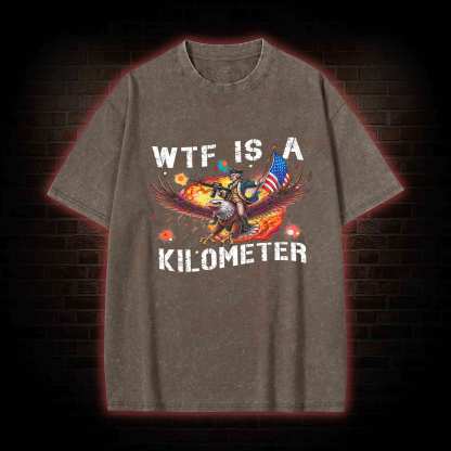 WTF is A Kilometer Washed T-shirt