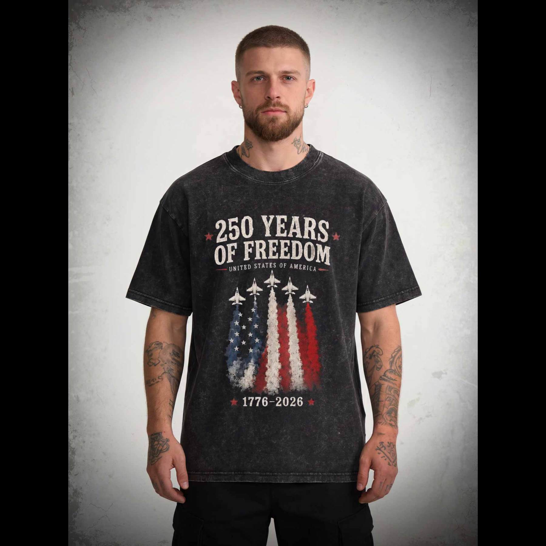 Fighter Jet Washed T-shirt