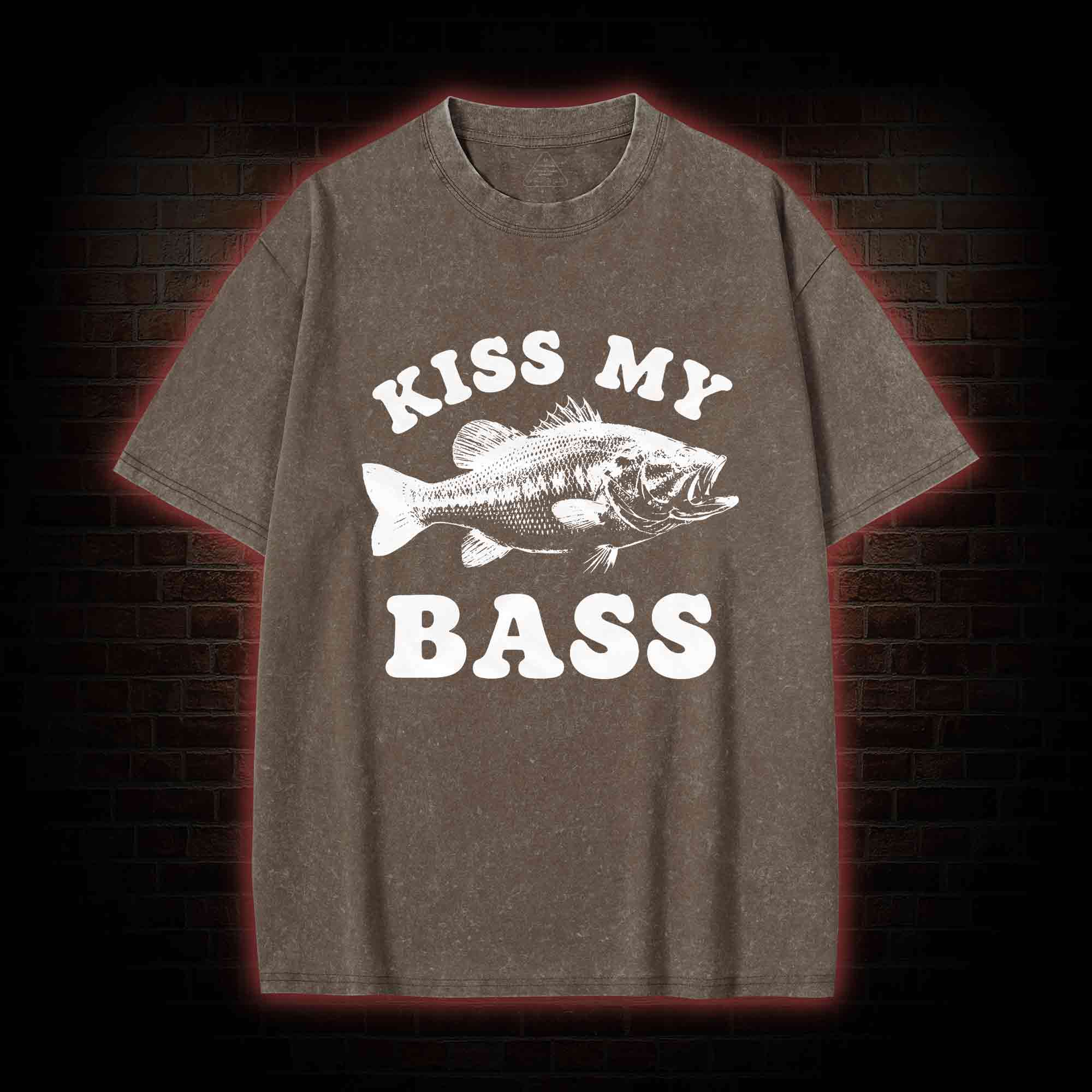 Kiss My Bass Washed T-shirt