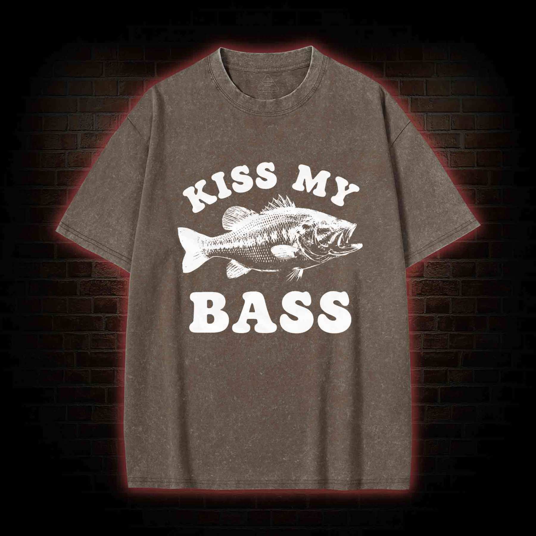 Kiss My Bass Washed T-shirt