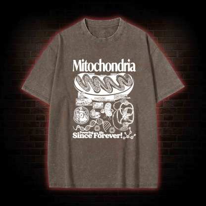 Mitochondria Washed T-shirt