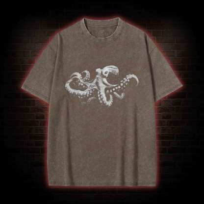 Octopus Washed T-shirt