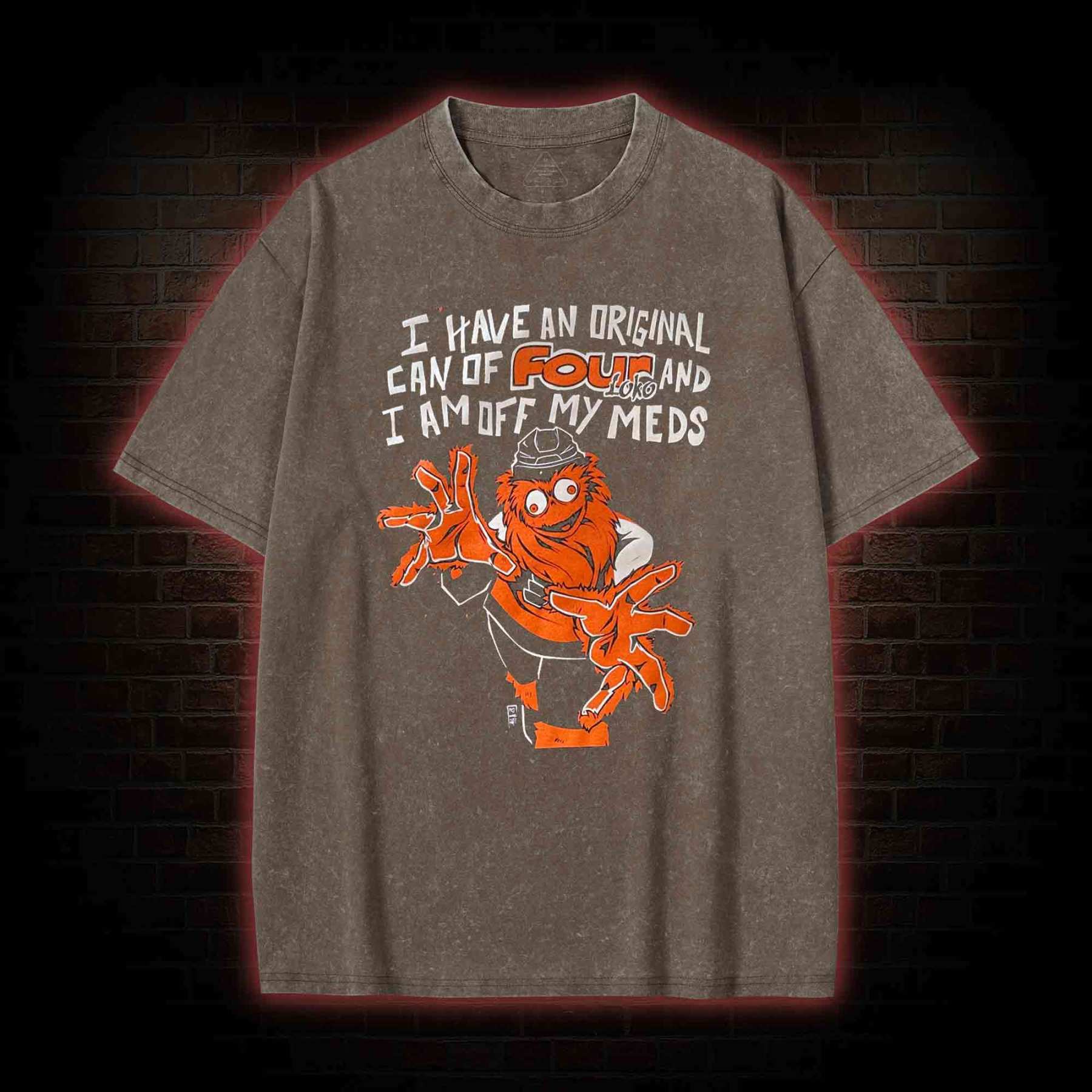 Off My Meds Washed T-shirt