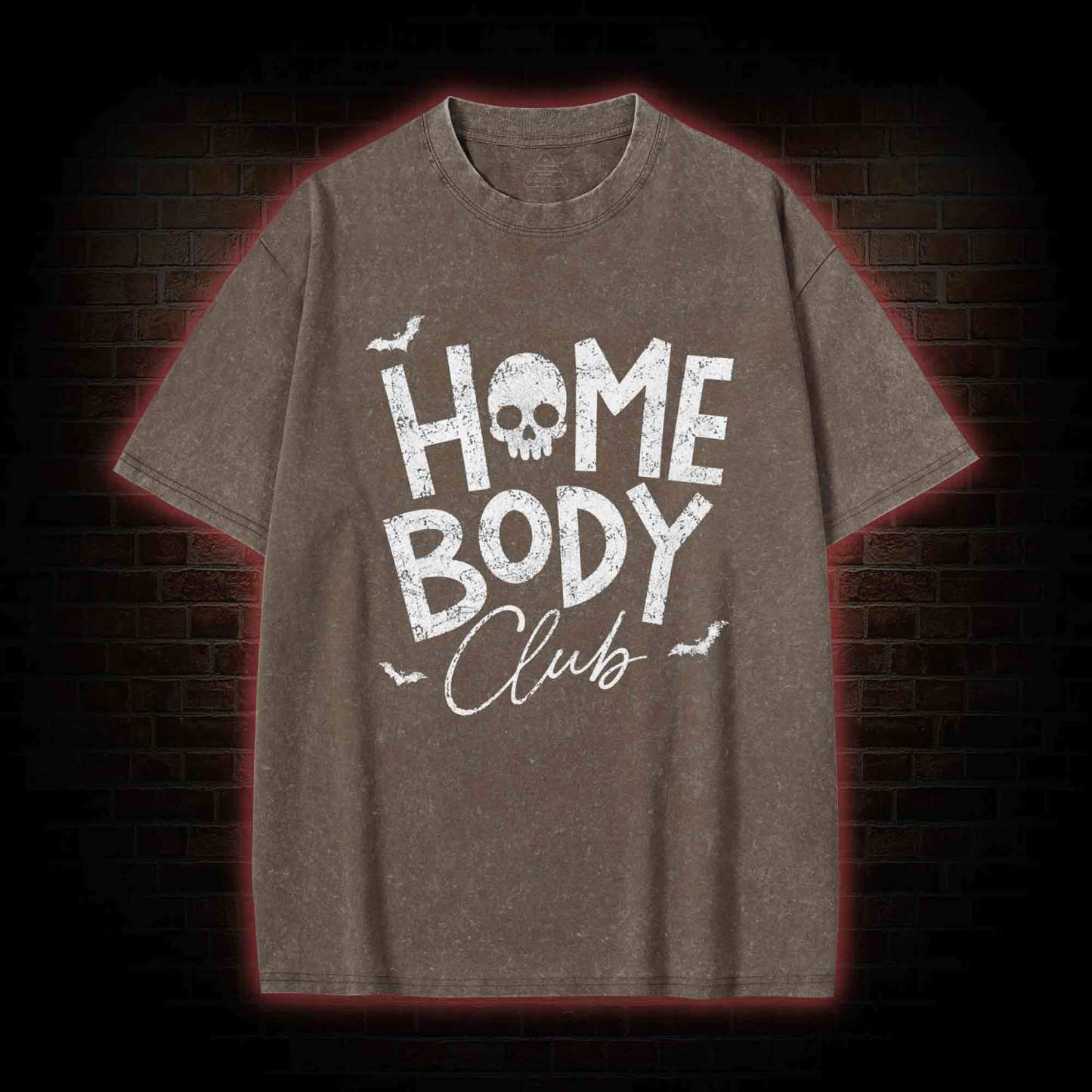 Goth Home Body Club Washed T-shirt