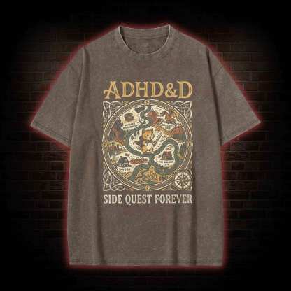 ADHD&D Washed T-shirt