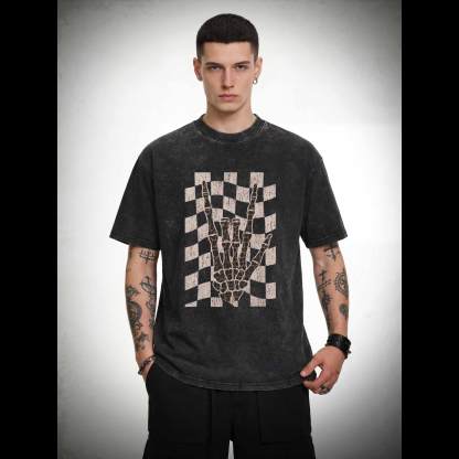 Skeleton Hand Washed T-shirt