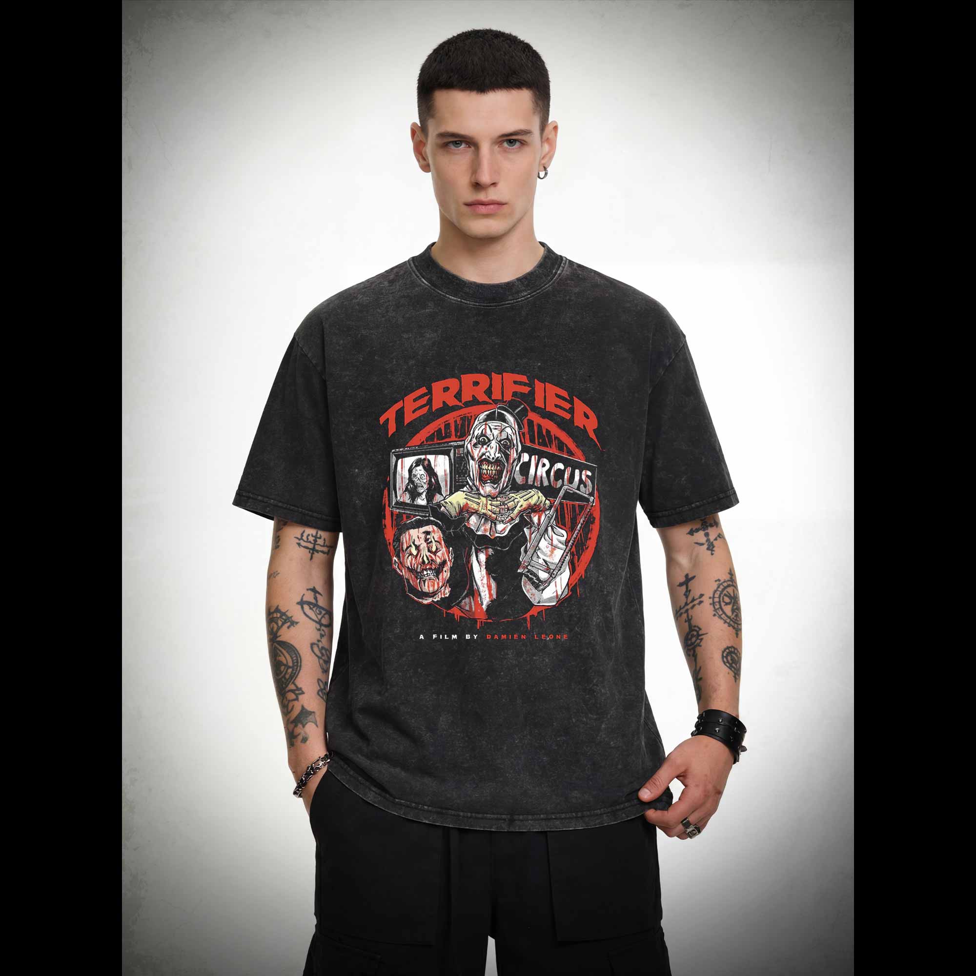 He does not Speak Washed T-shirt