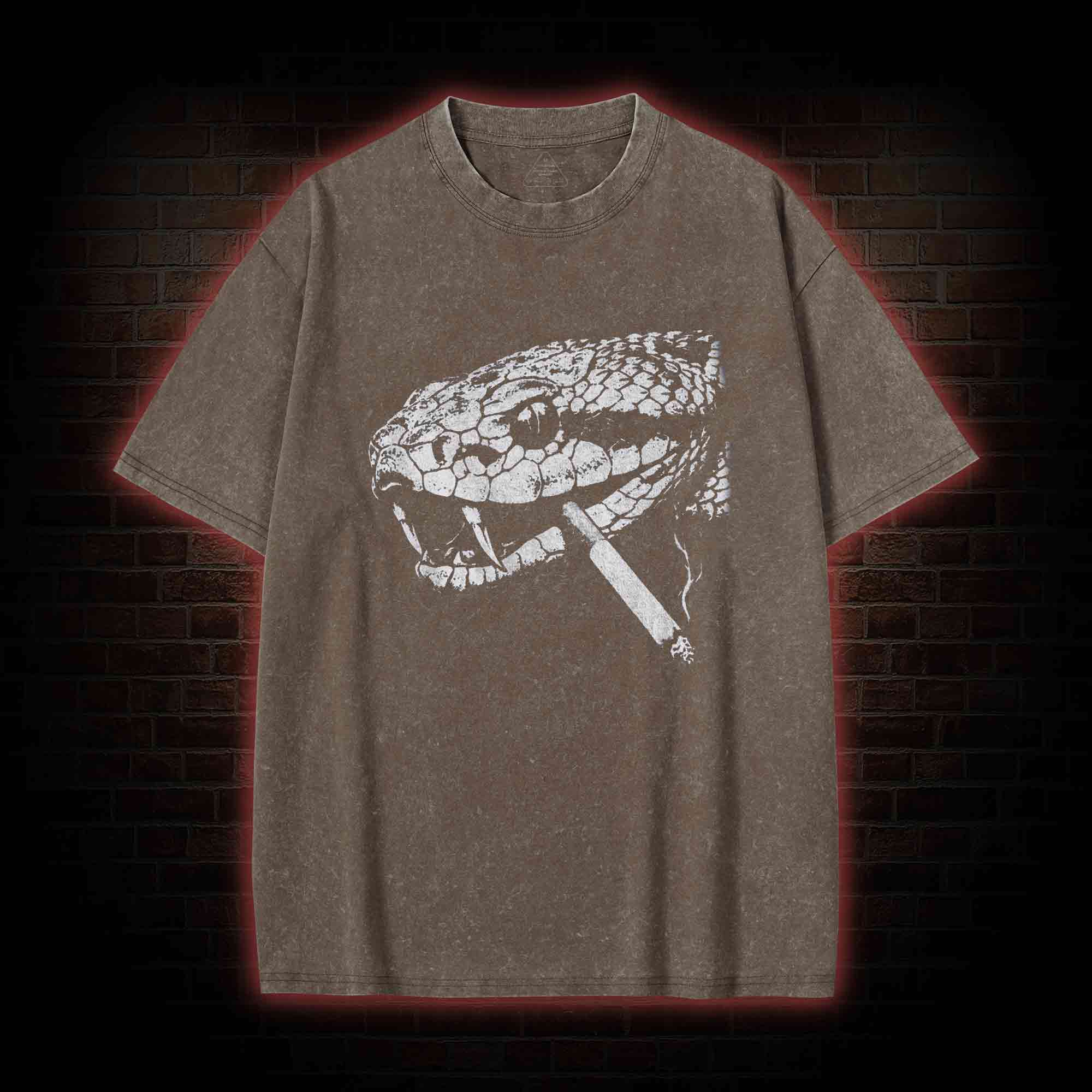 Snake Smoke Washed T-shirt