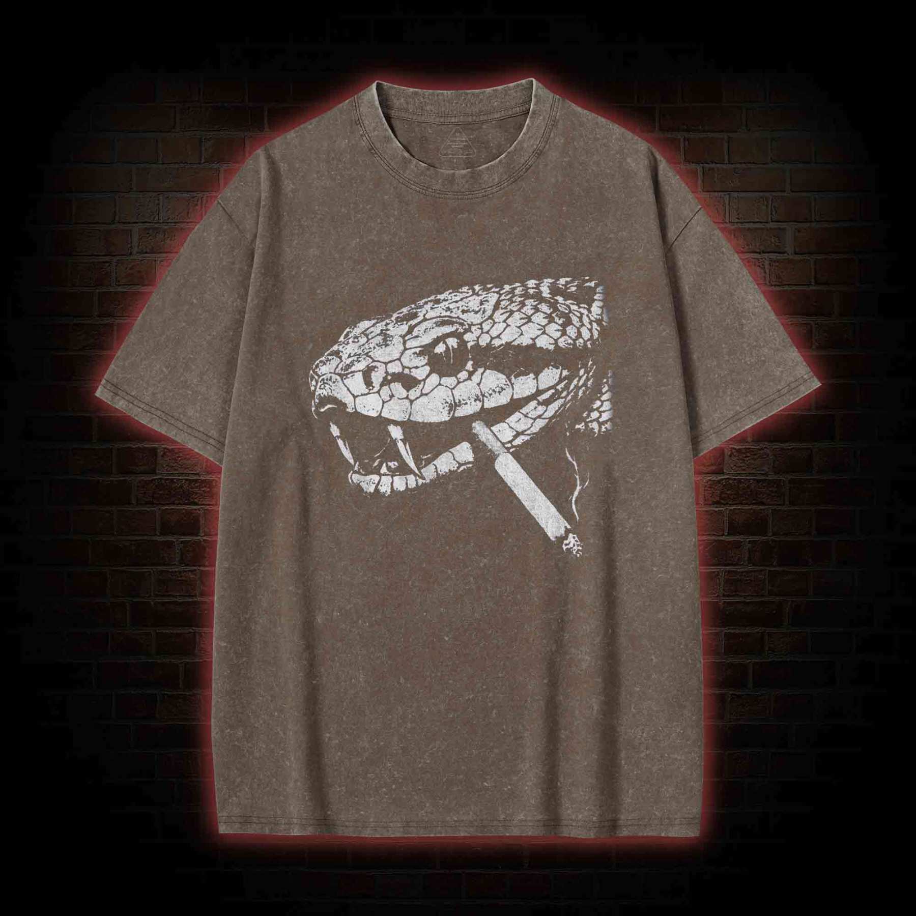 Snake Smoke Washed T-shirt