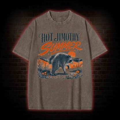 Hot Jimothy Summer Washed T-shirt