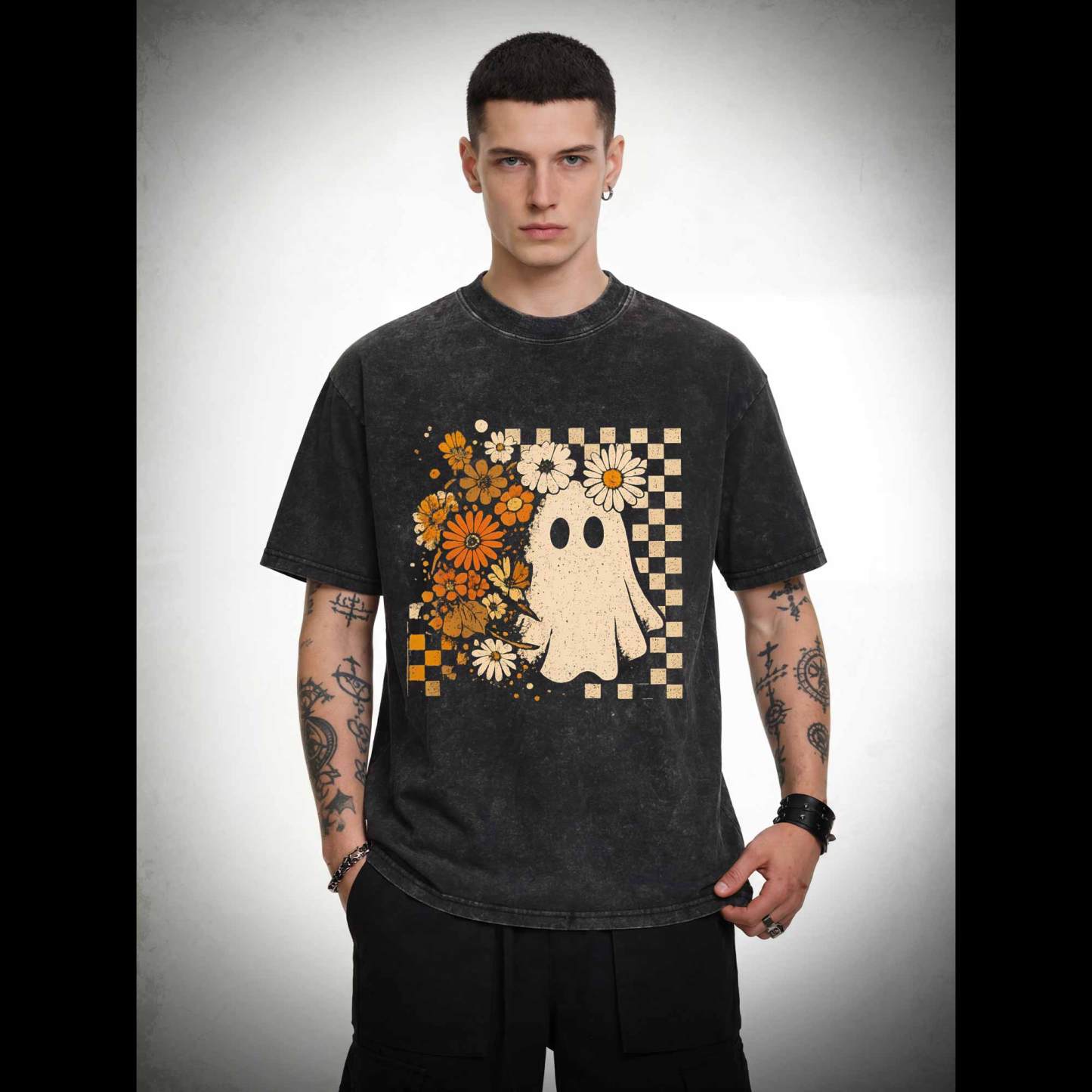 Groovy Ghost Washed T-shirt