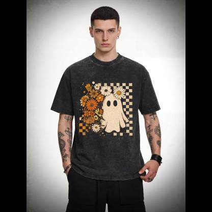 Groovy Ghost Washed T-shirt