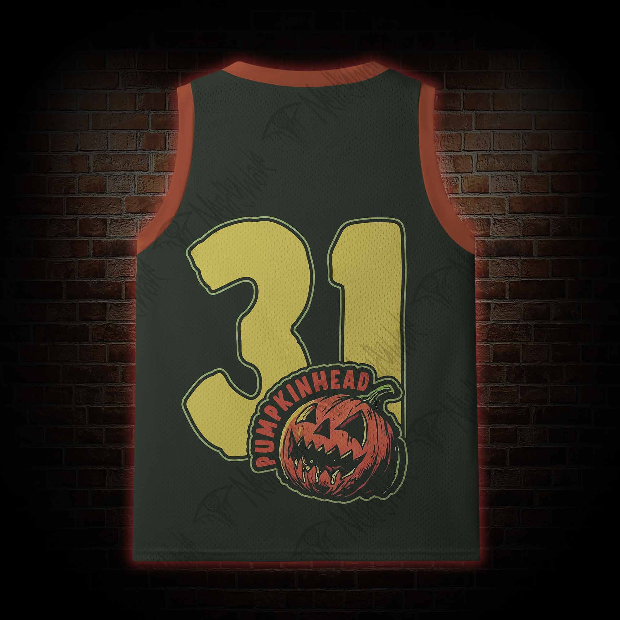 Pumpkin Guts Mesh Jersey Tank Top
