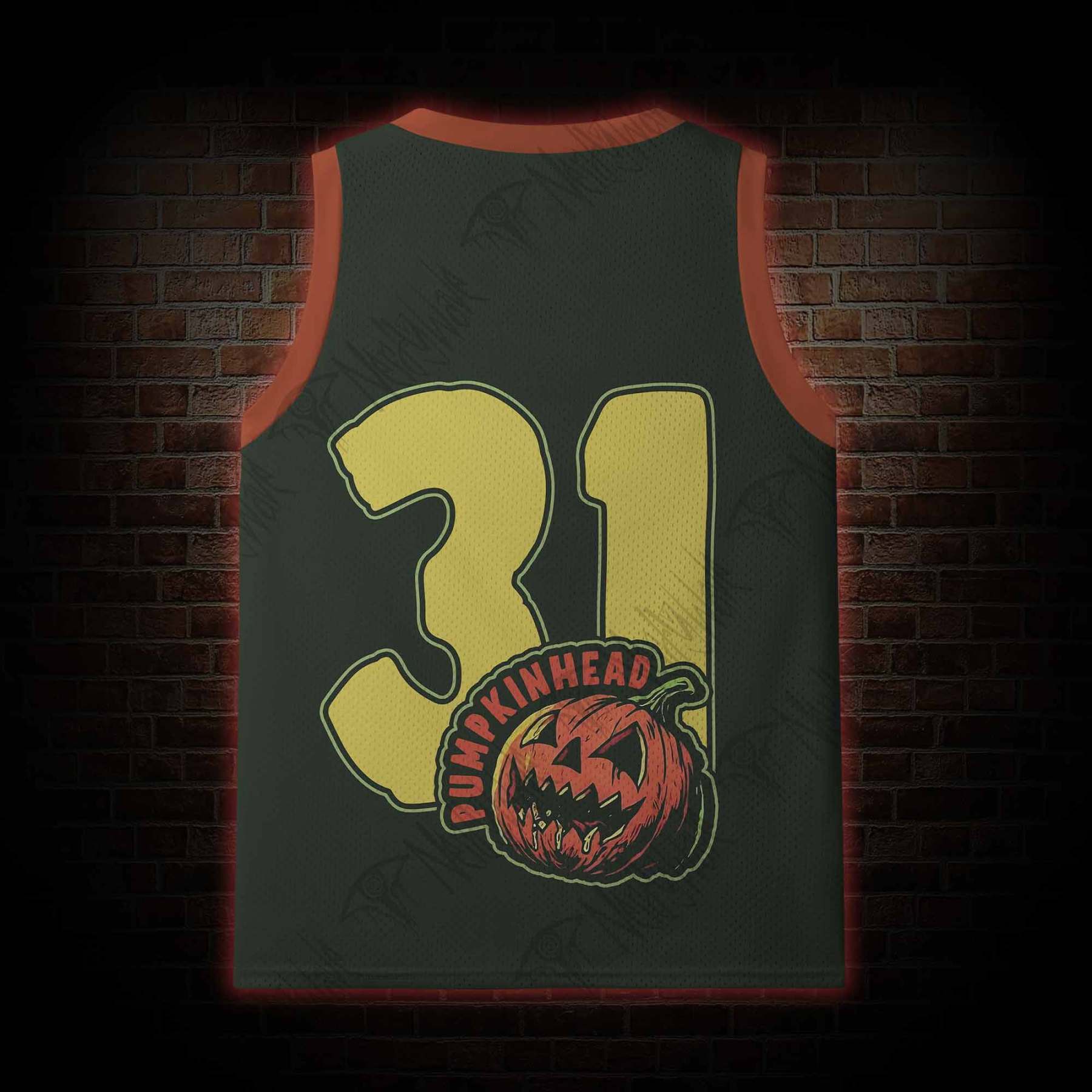Pumpkin Guts Mesh Jersey Tank Top