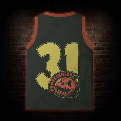 Pumpkin Guts Mesh Jersey Tank Top