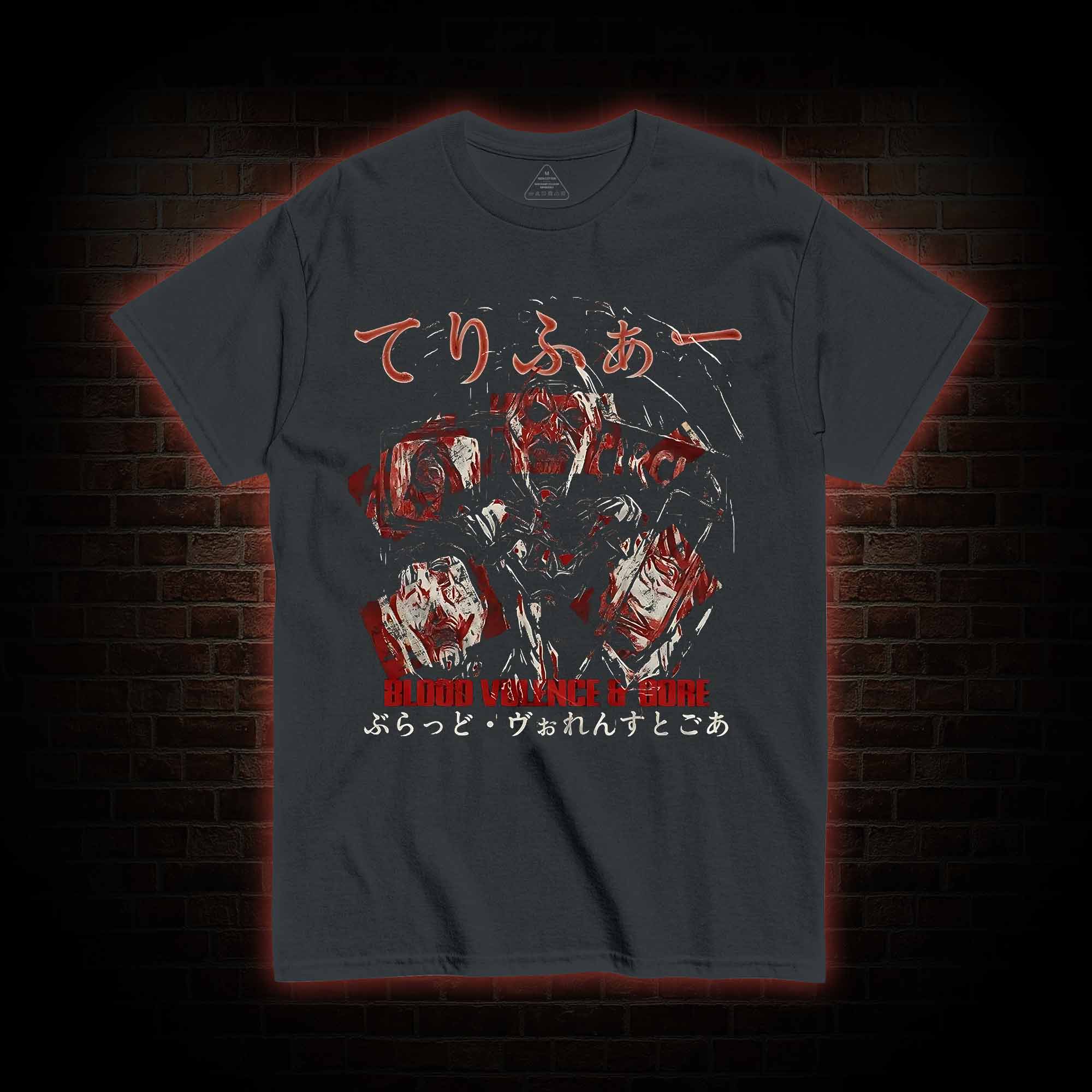 Blood Volence Crazy Clown Horror T-shirt 