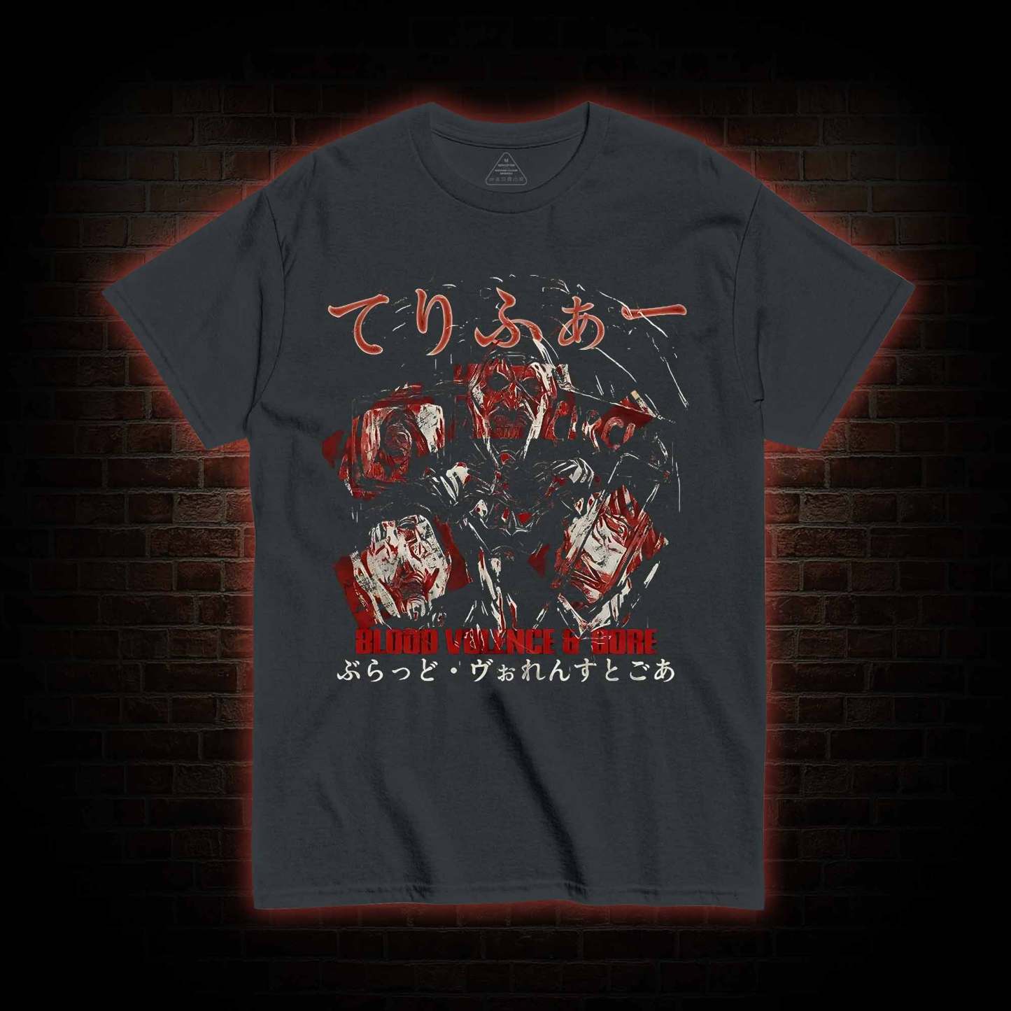 Blood Volence Crazy Clown Horror T-shirt 