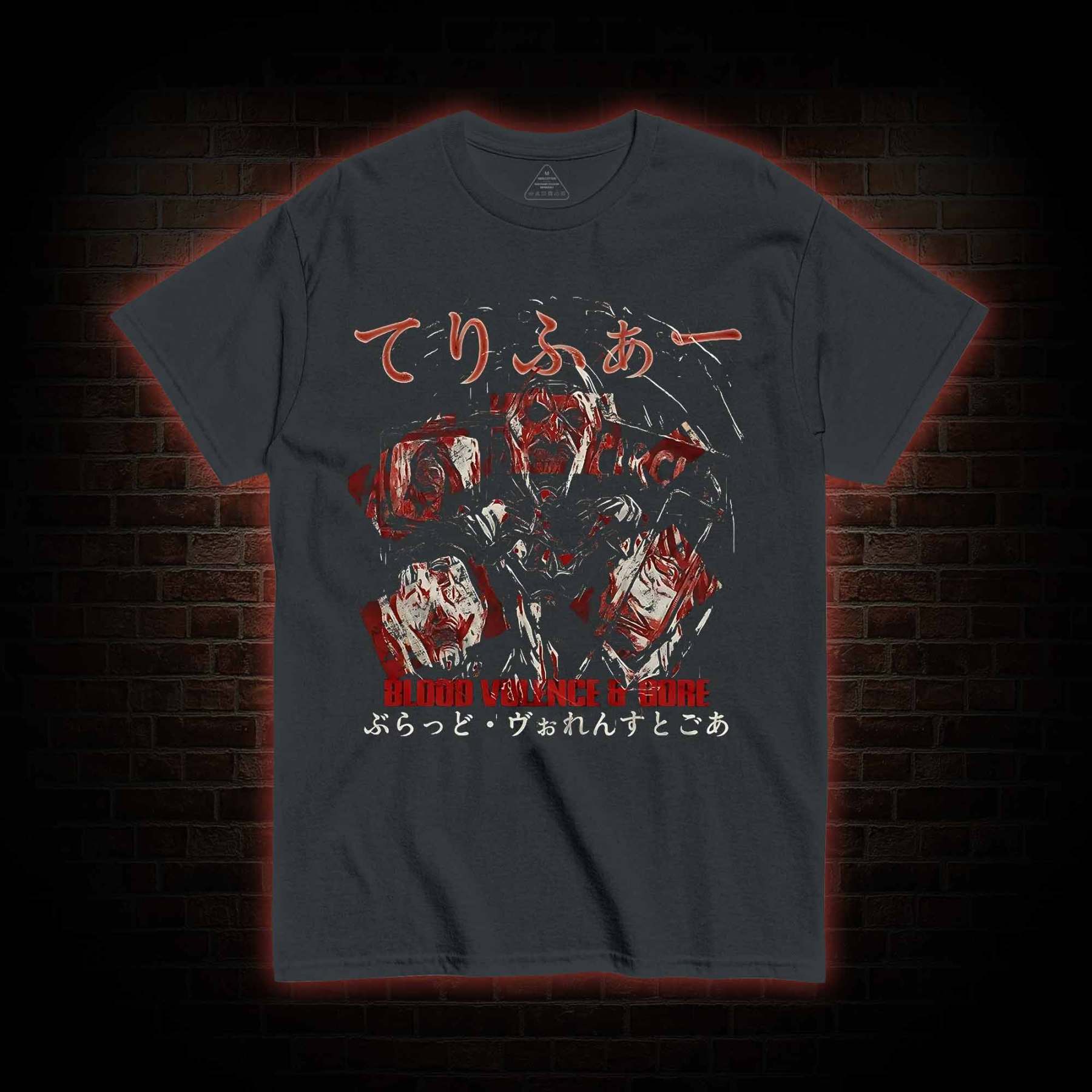 Blood Volence Crazy Clown Horror T-shirt 