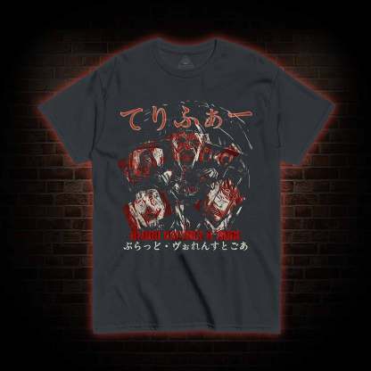 Blood Volence Crazy Clown Horror T-shirt 