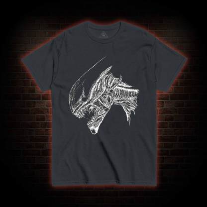Aliens Head T-shirt 
