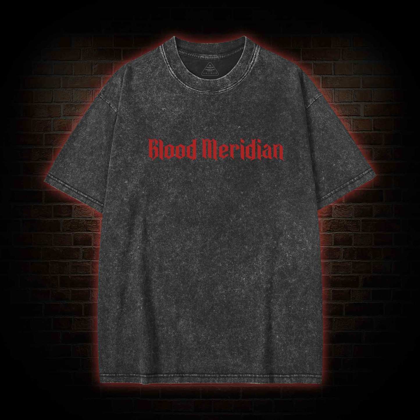 Blood Meridian Vintage Back Print Washed T-shirt