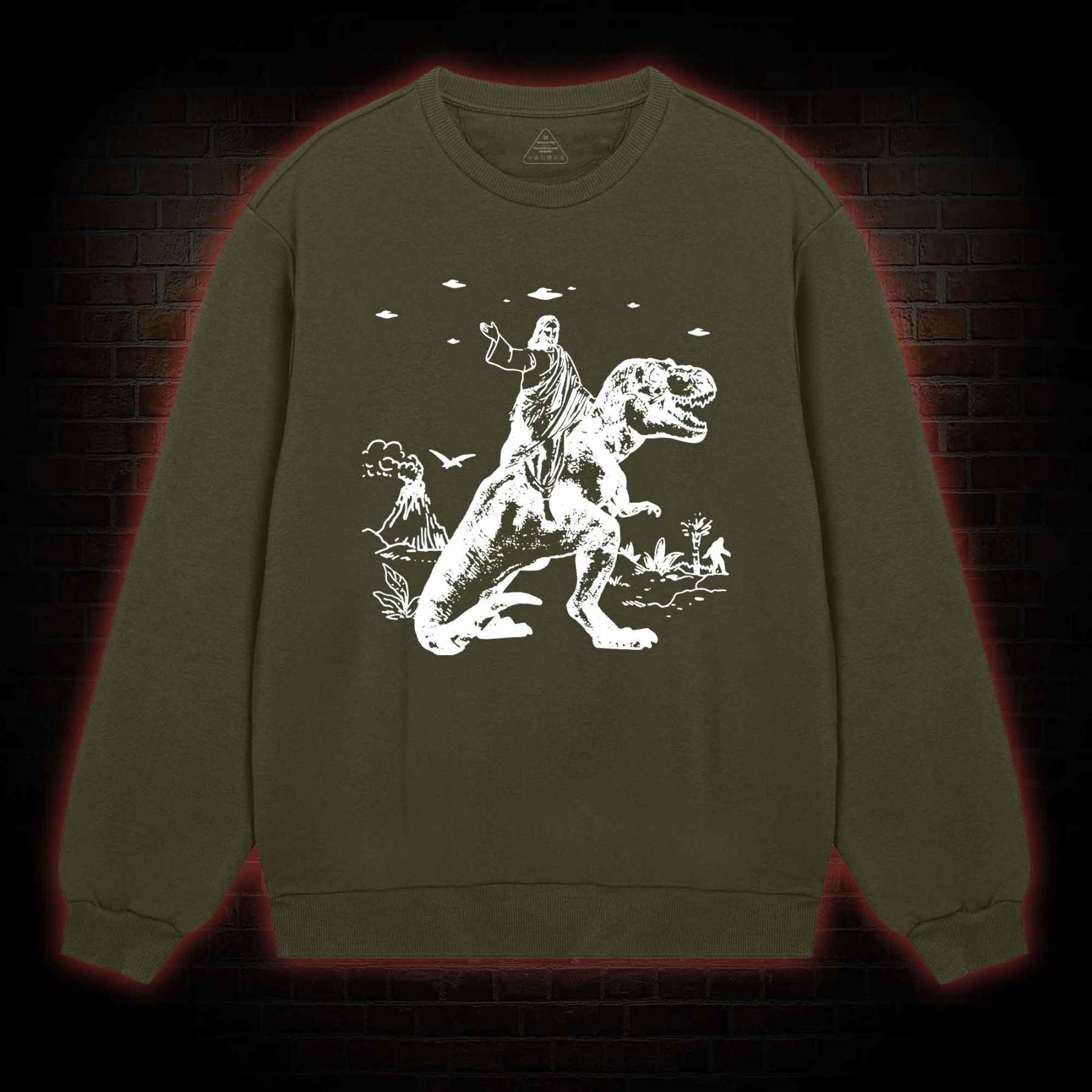 T-rex Jesus Sweatshirt