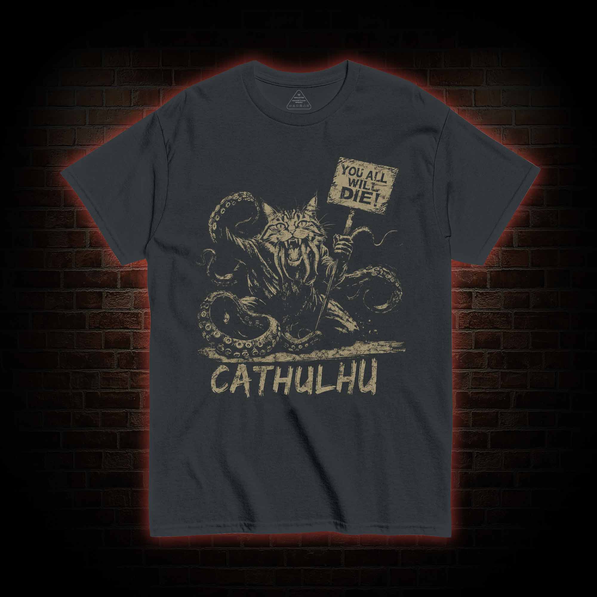 Cathulhu Retro T-shirt 