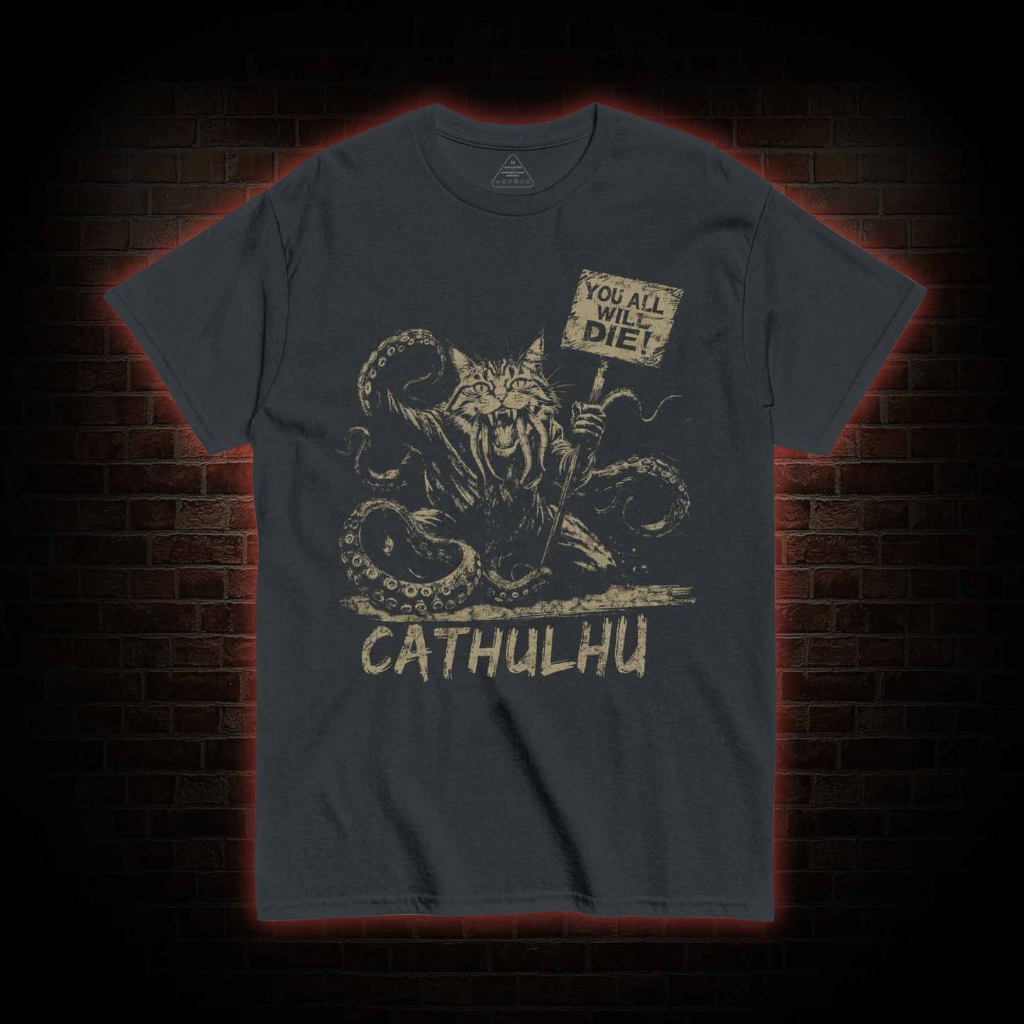 Cathulhu Retro T-shirt 