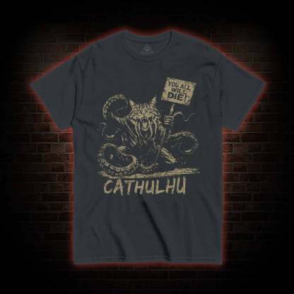 Cathulhu Retro T-shirt 