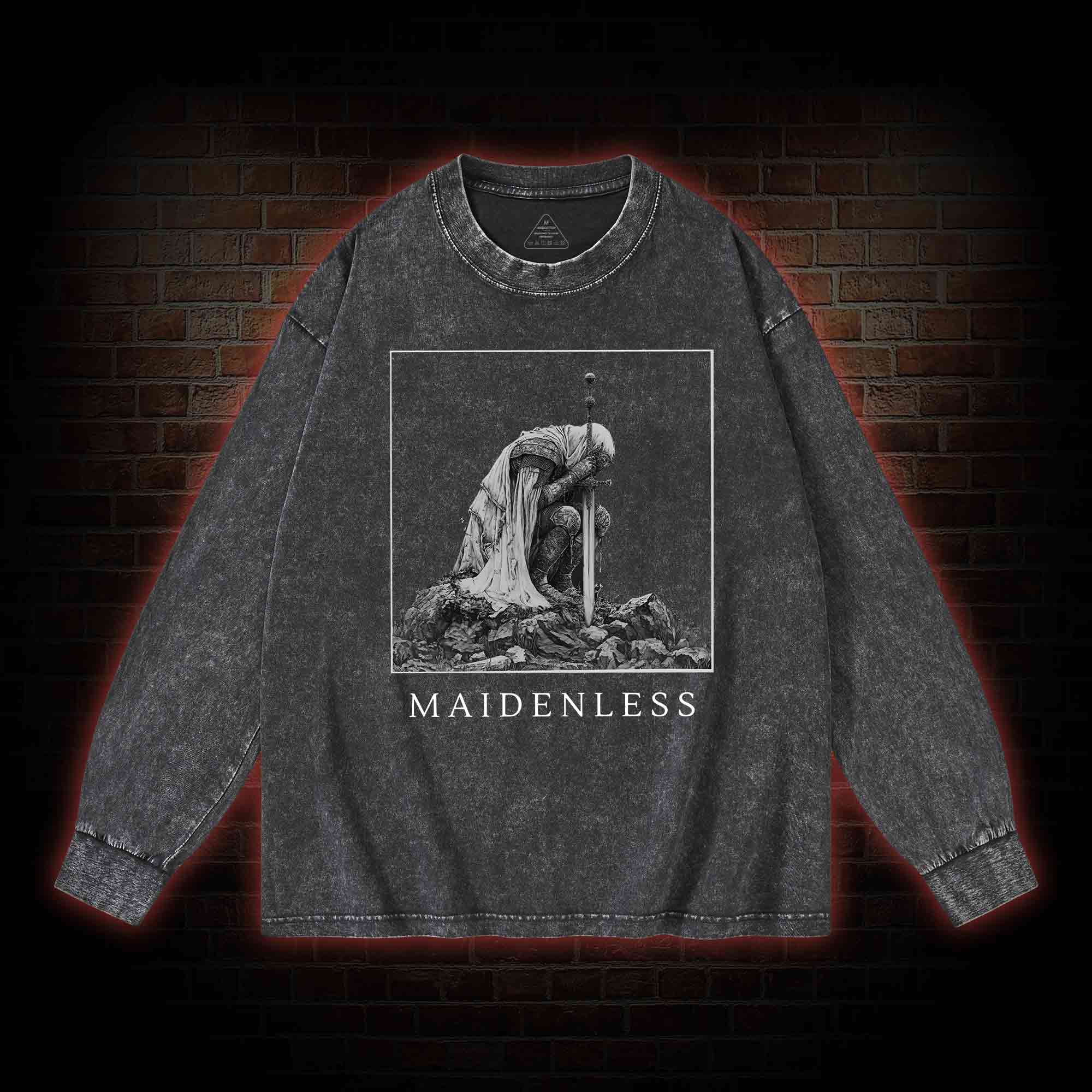 Maidenless Washed Long-Sleeve T-shirt