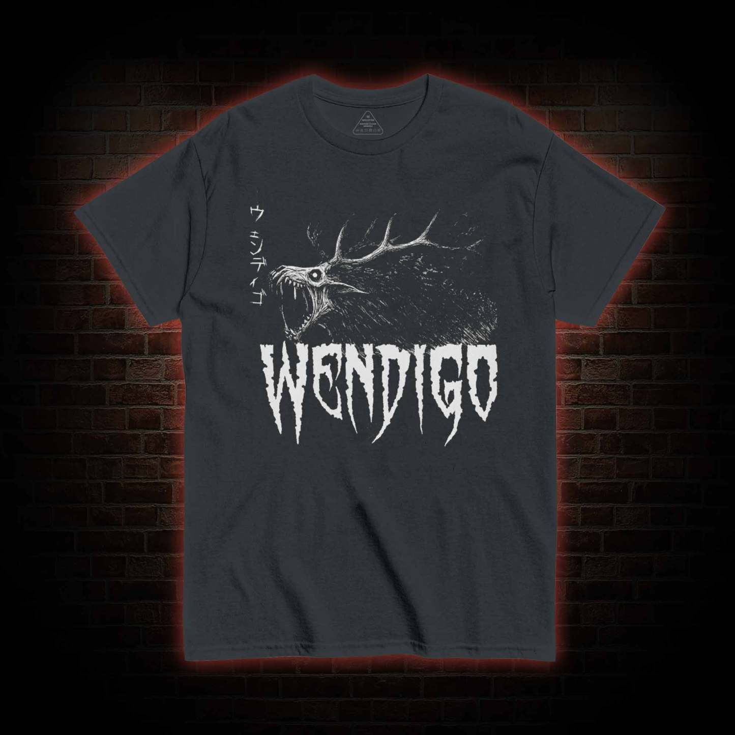 Wendigo Scary Monster T-shirt