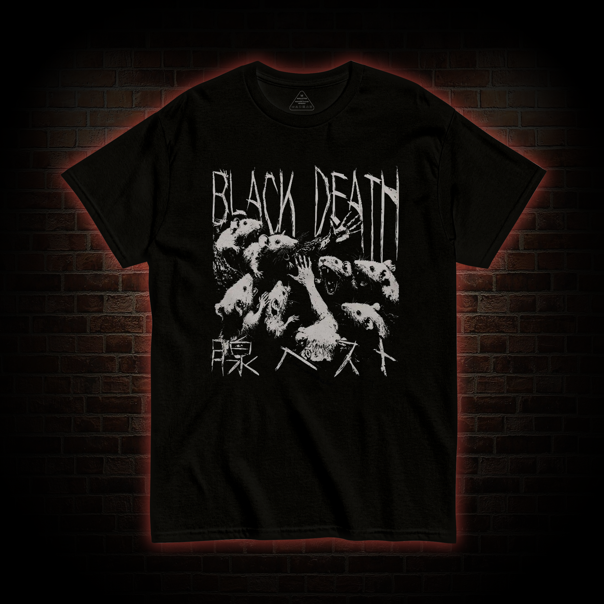 Black Death Rat T-shirt 