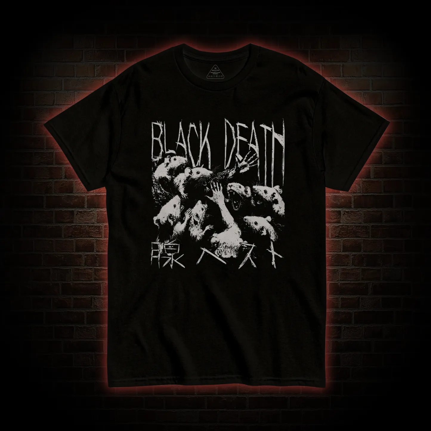 Black Death Rat T-shirt