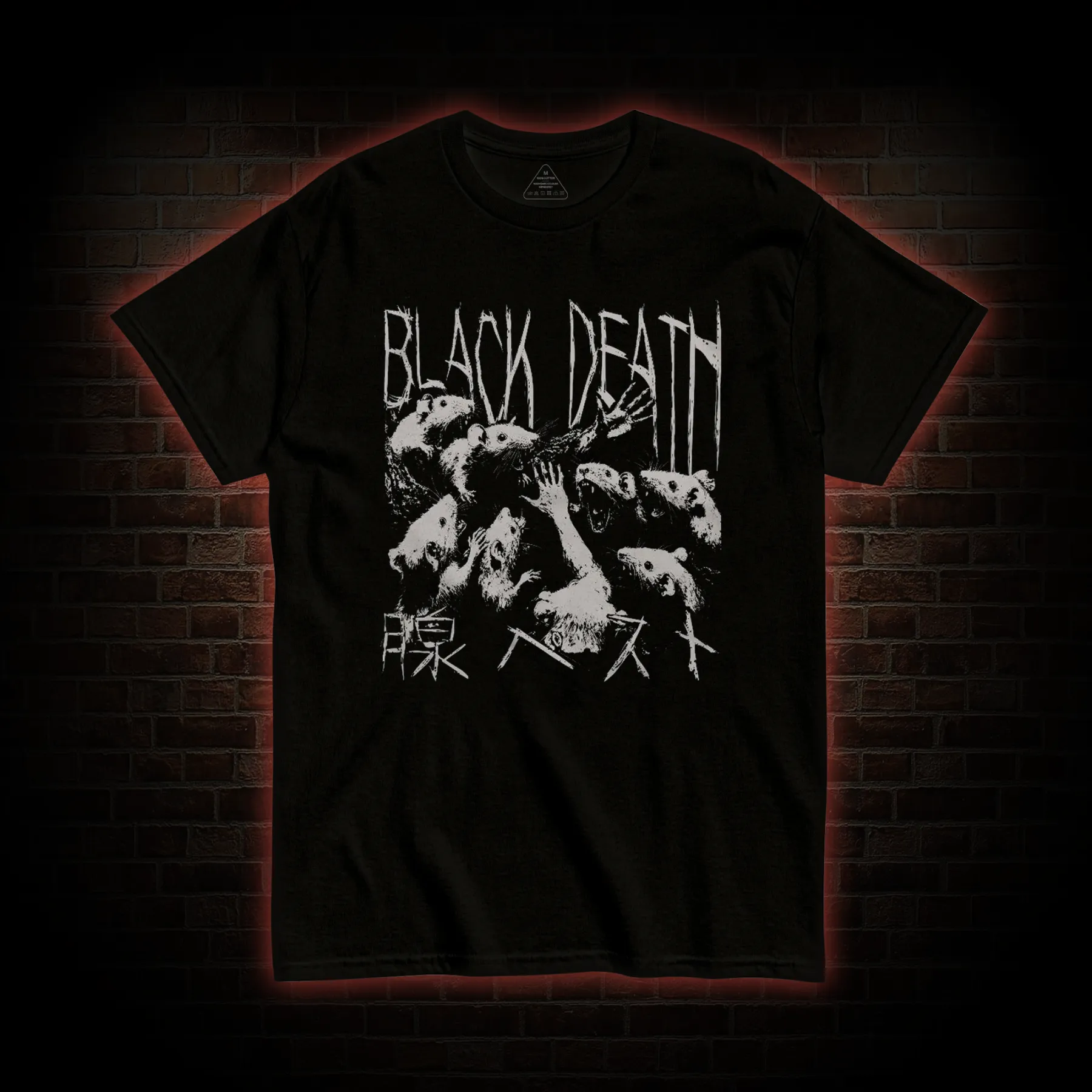 Black Death Rat T-shirt