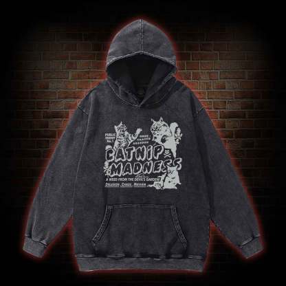 Catnip Madness Washed Hoodie