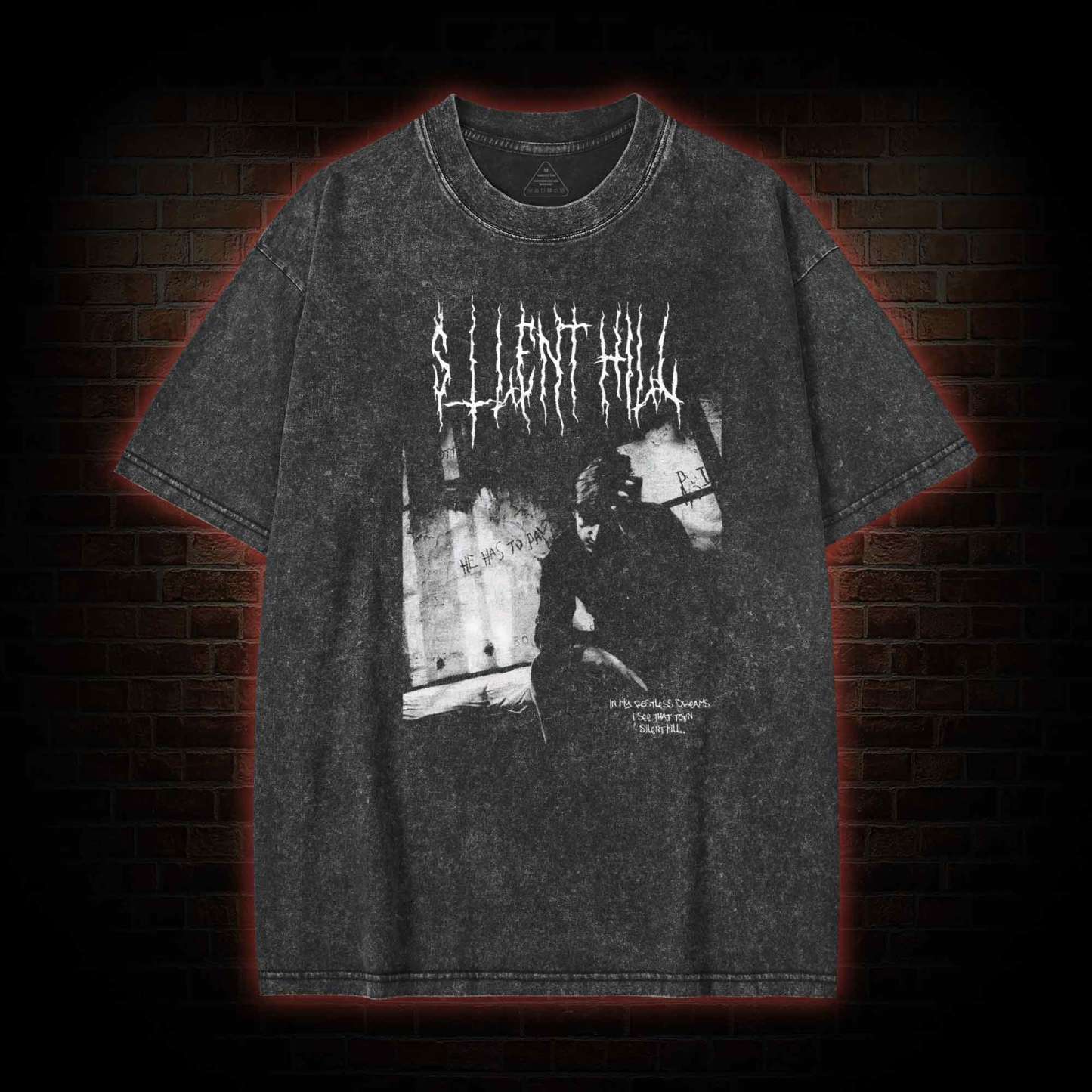 In My Restless Dreams I See That Town Washed T-shirt