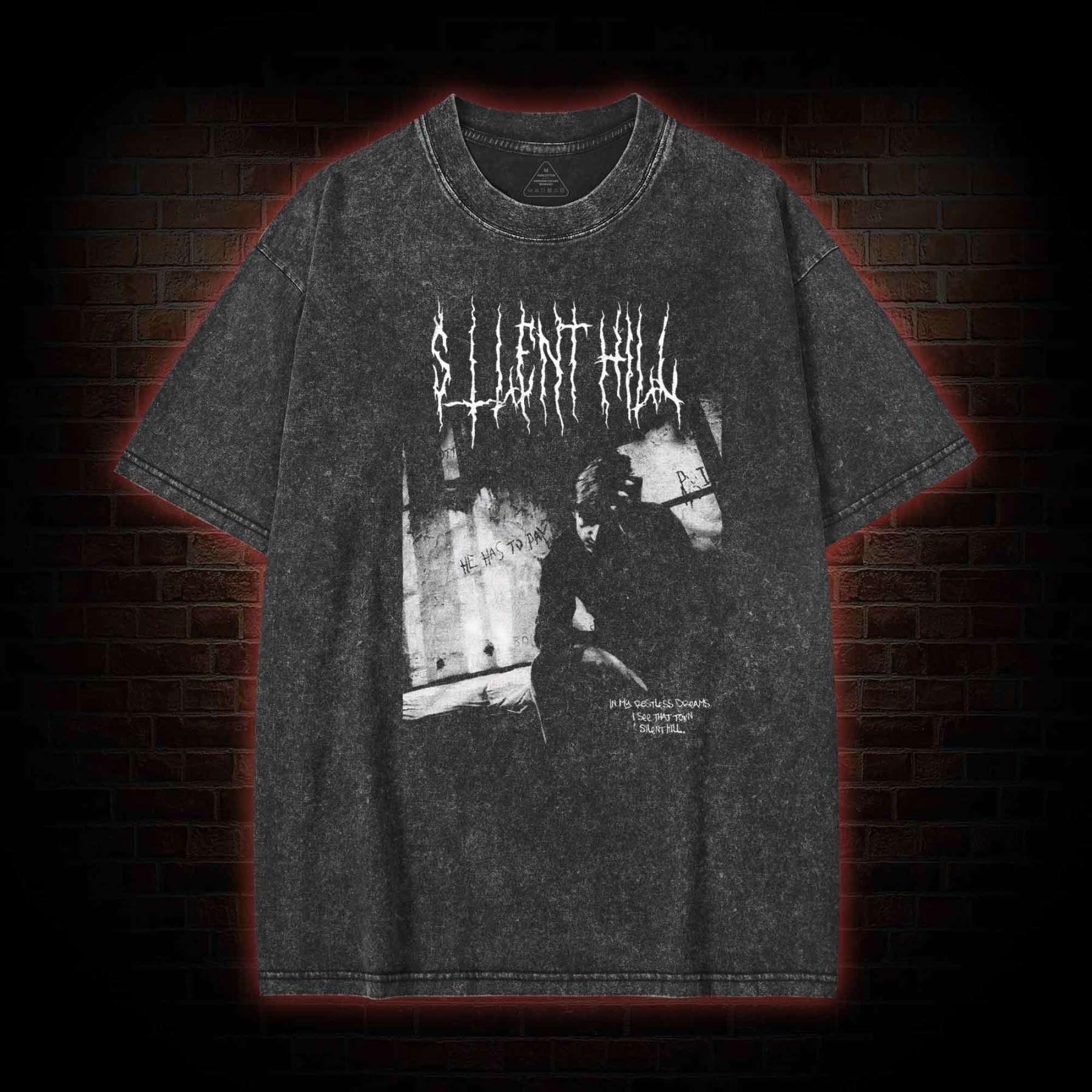 In My Restless Dreams I See That Town Washed T-shirt