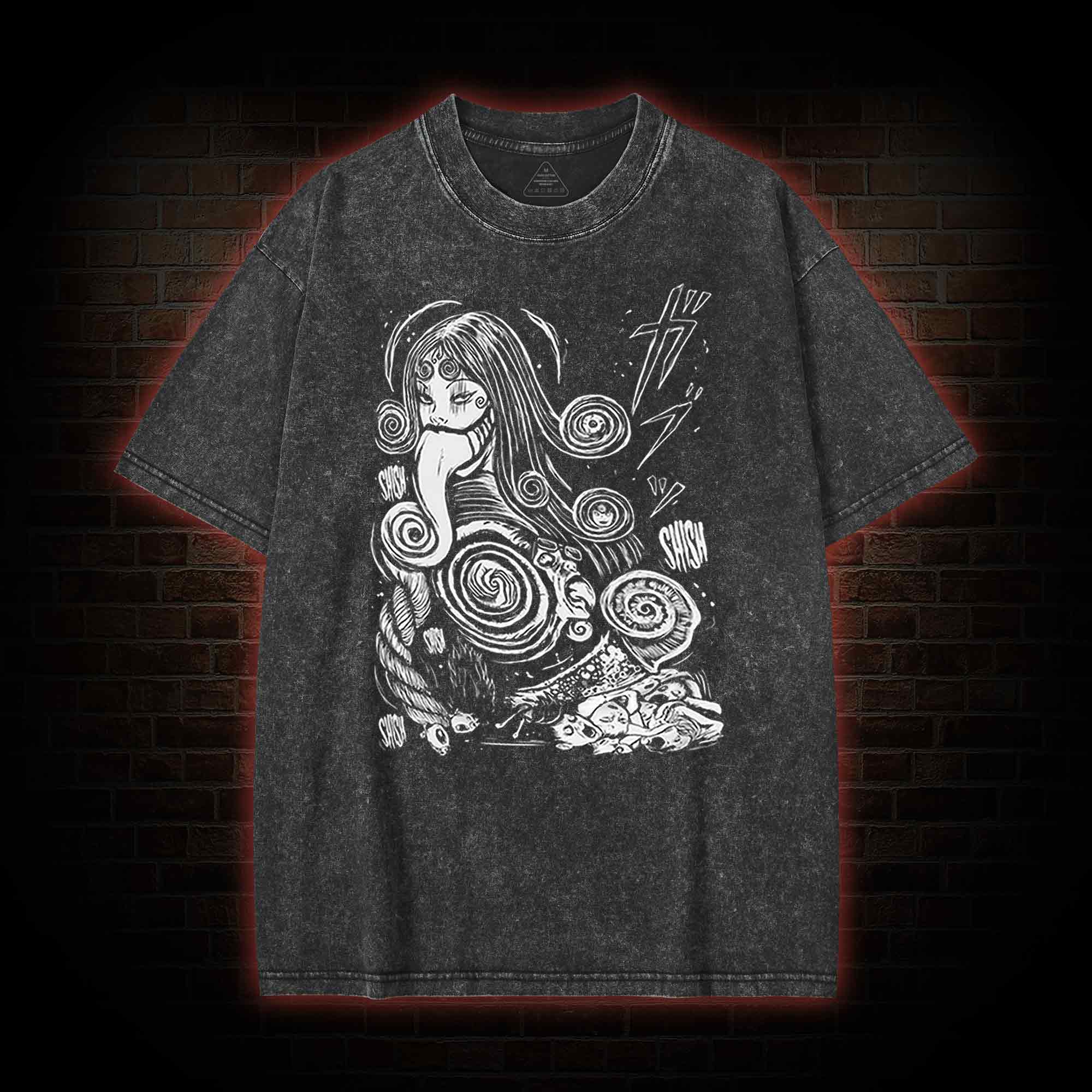 Spiral Girl Washed T-shirt