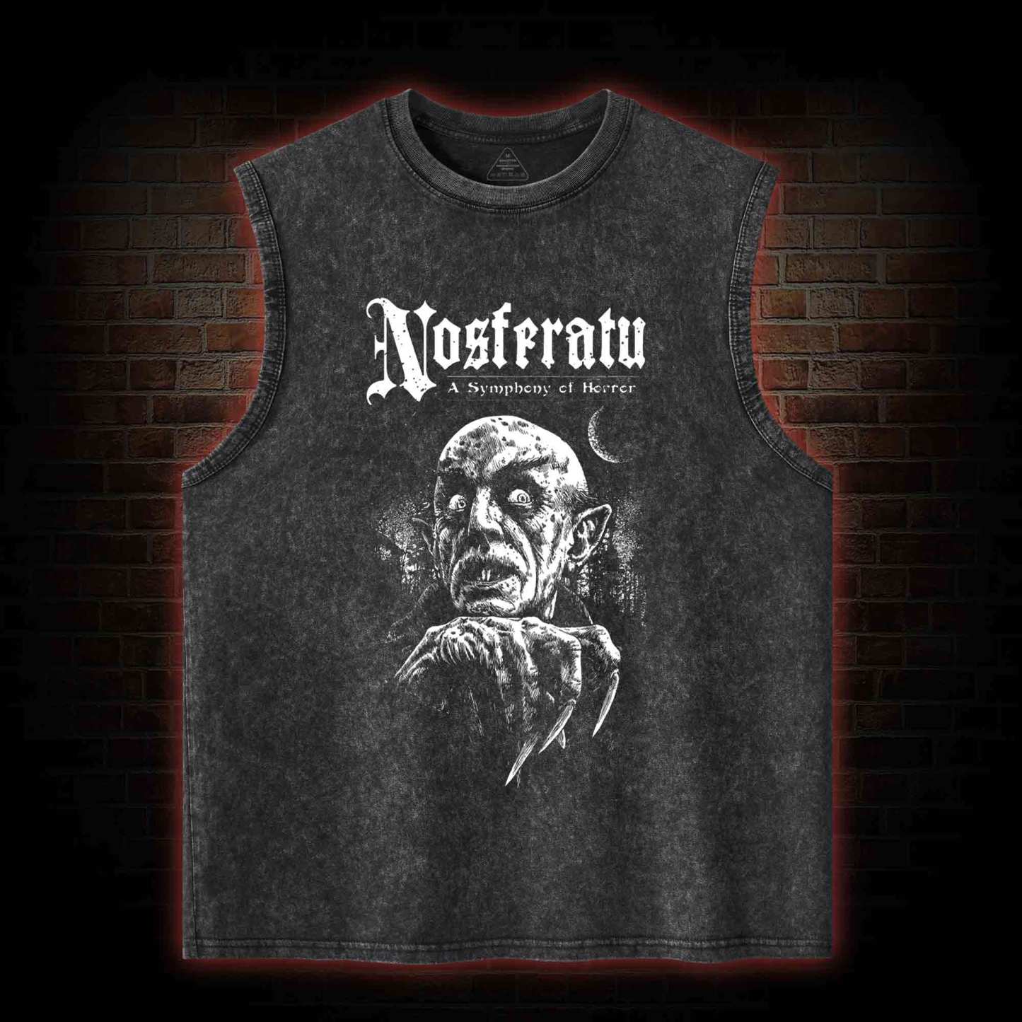 Nosferatu: A Symphony of Horror Washed Tank Top
